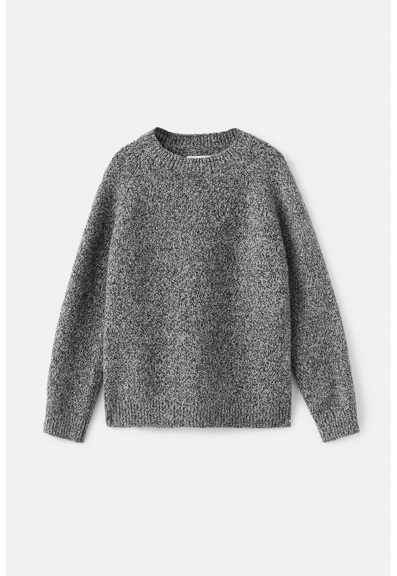 Pulover tricotat - Alb/Negru