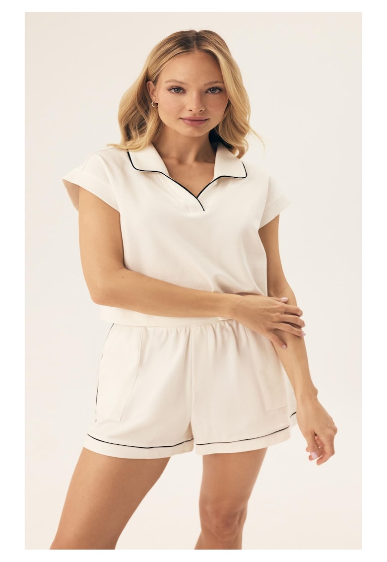 Costum dama Remi  Alb crem - Crem