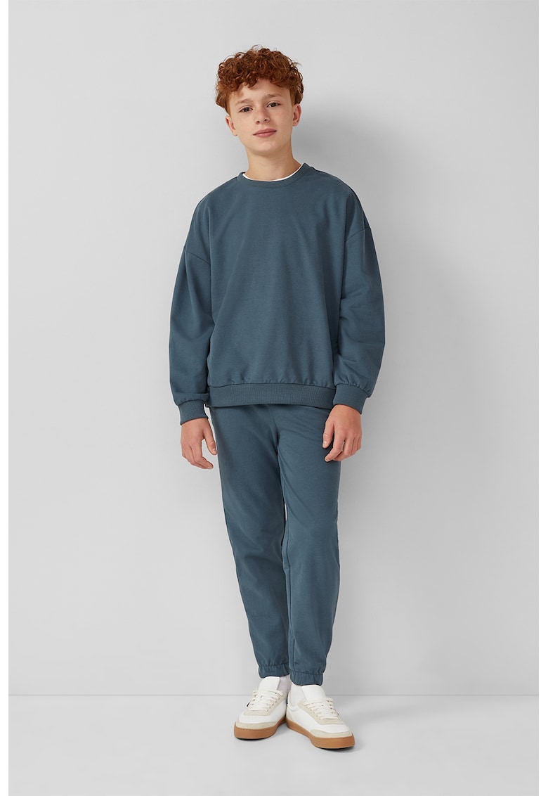 Pantaloni de trening cu snur - Albastru petrol