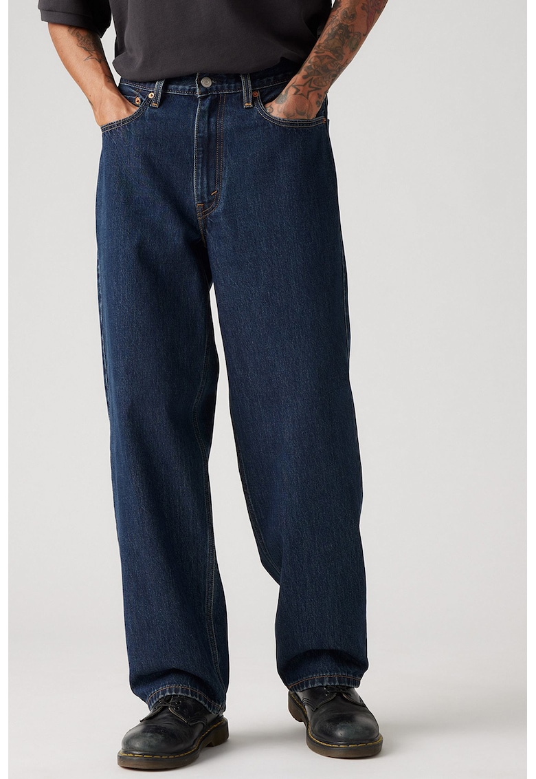 Blugi relaxed fit Youth - Bleumarin