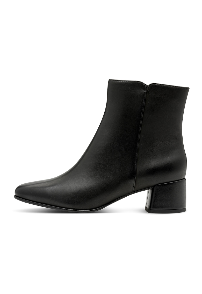 Botine de piele - Negru