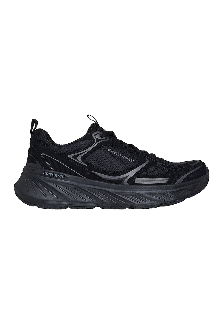 Pantofi sport relaxed fit din plasa Edgeride Silver Eclipse - Negru
