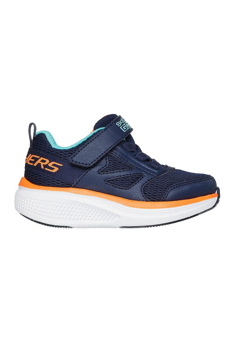Pantofi sport din material textil si sintetic cu segment cu inchidere velcro Go Run Elevate 2.0 - Portocaliu/Bleumarin