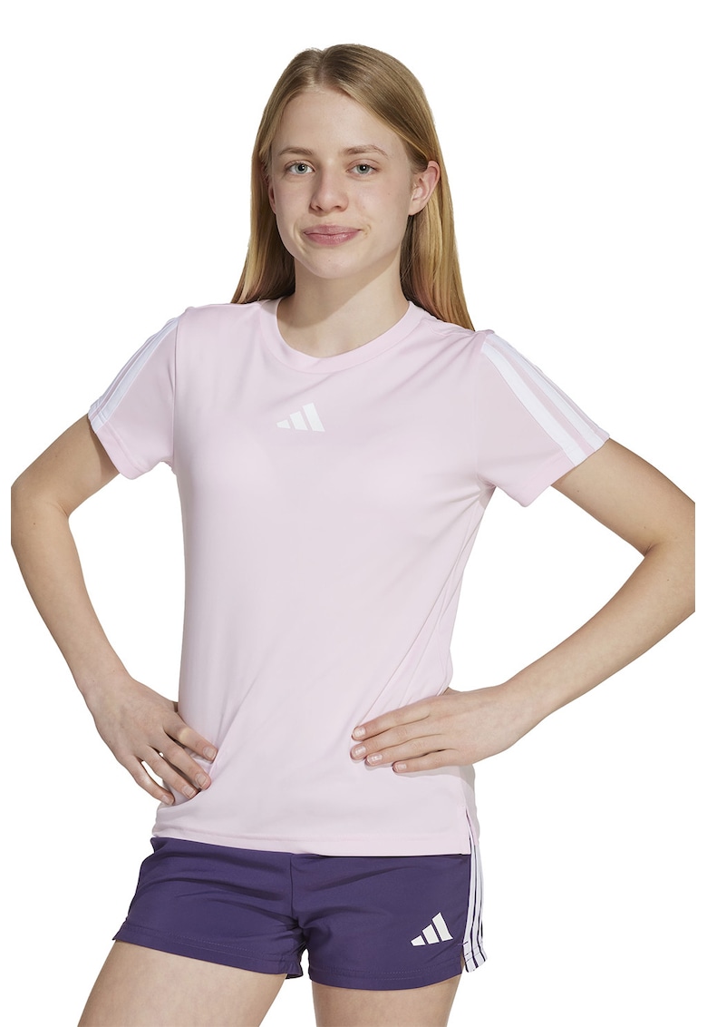 Oferte la Tricou slim fit Essentials - Alb/Roz pal