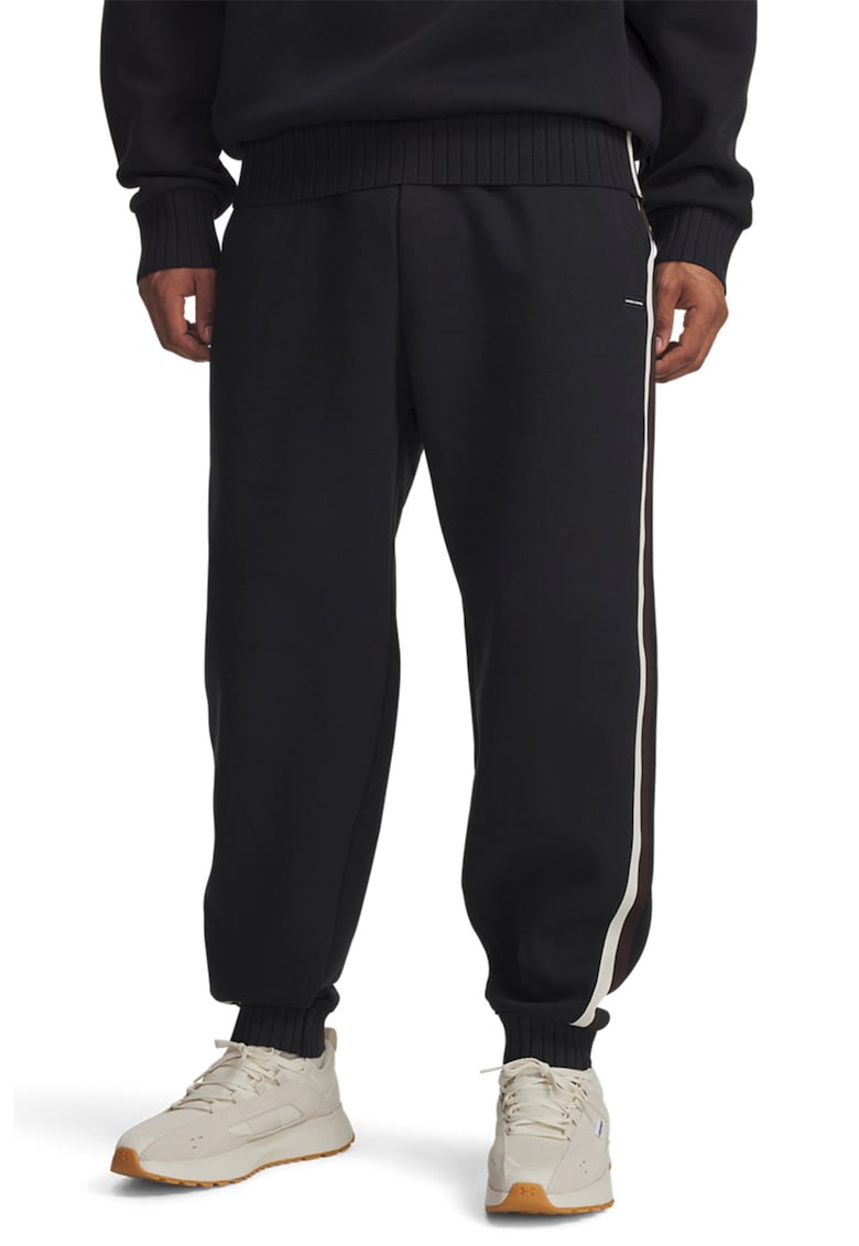 Pantaloni jogger cu snur pentru antrenament Icon - Negru