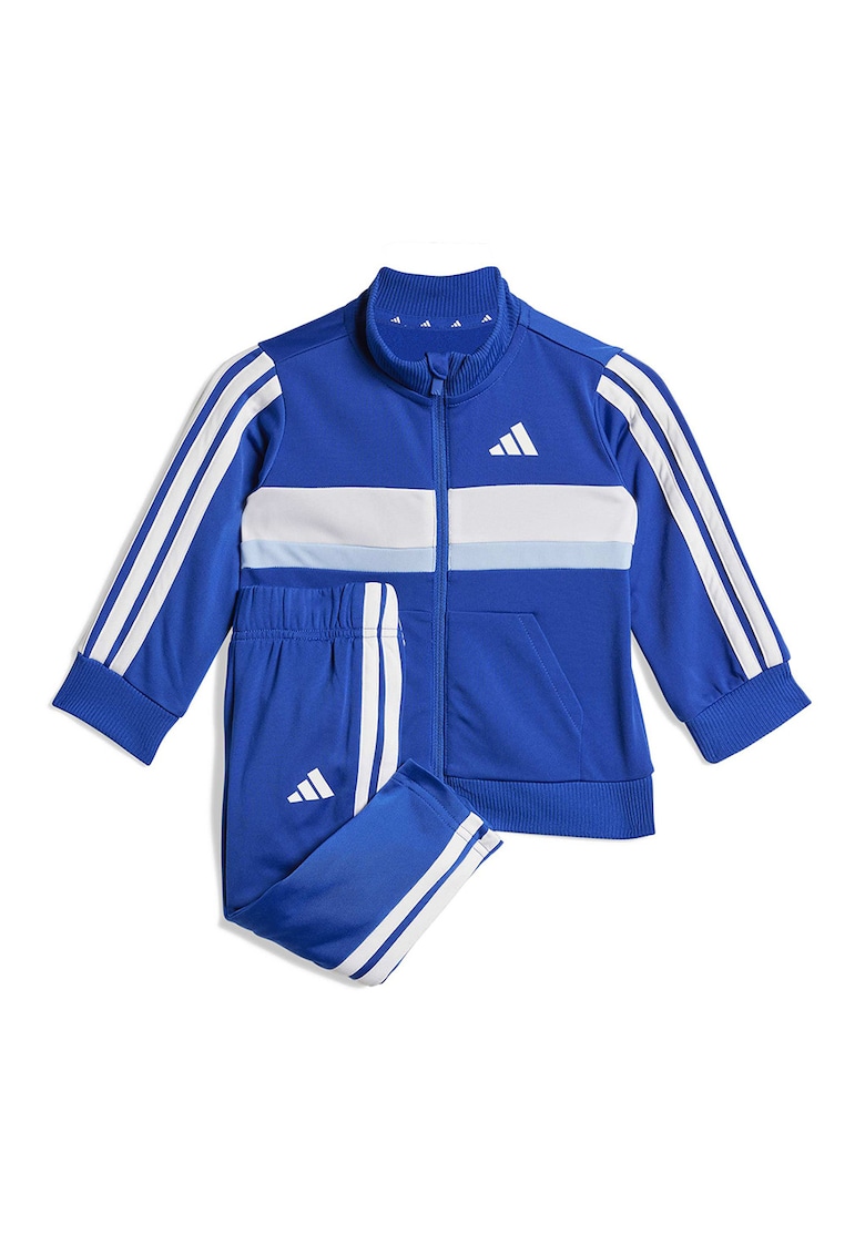 Oferte la Trening cu fermoar si model colorblock - Alb/Albastru royal