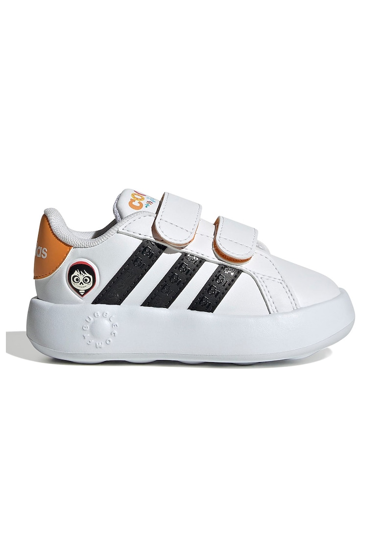 Pantofi sport din piele ecologica Grand Court - Alb/Negru