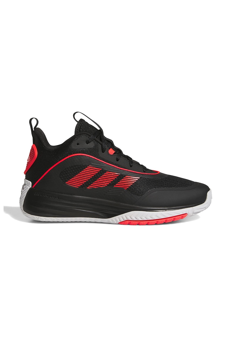 adidas Performance - Pantofi mid-cut pentru baschet Own The Game 3.0 - Rosu/Negru