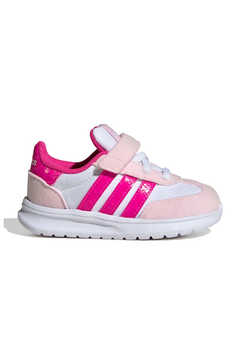 Pantofi sport Run 70s 2.0 cu velcro - Alb/Roz deschis/Roz pal