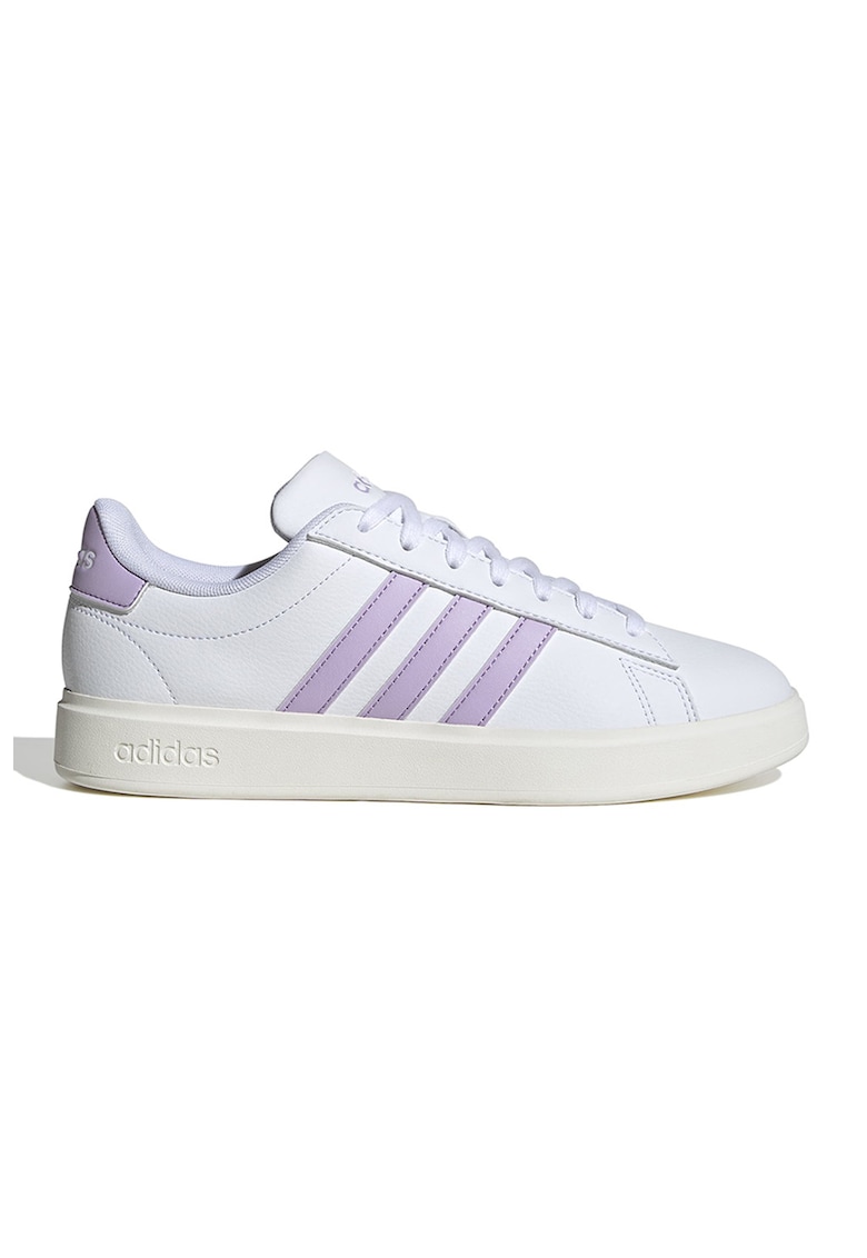 Pantofi sport de piele ecologica Grand Court 2.0 - Alb/Lila