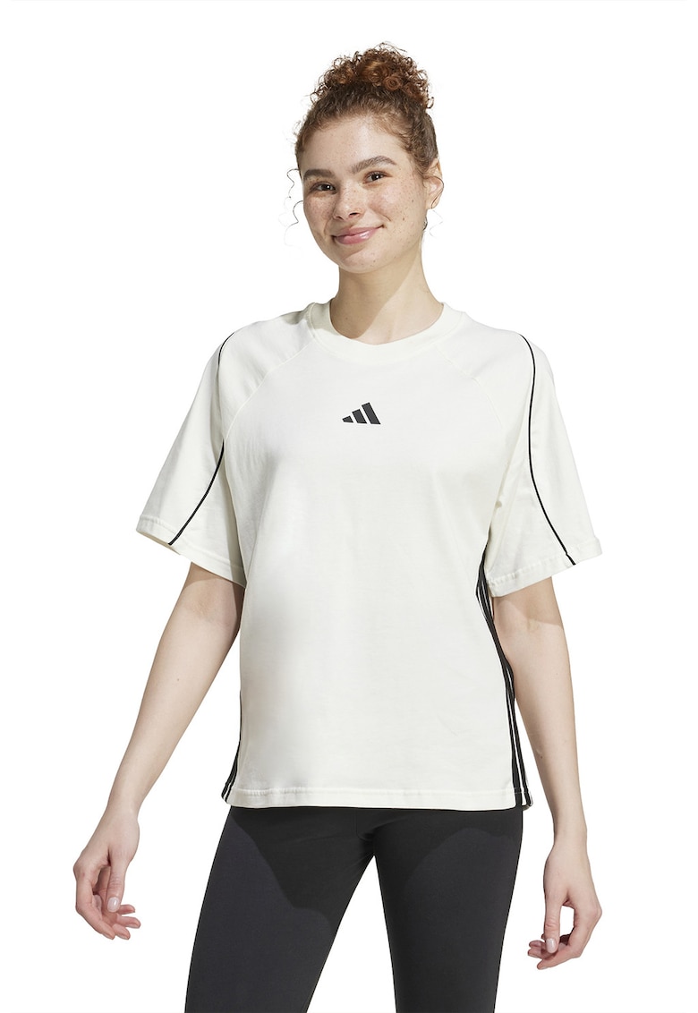 Tricou din bumbac cu maneci raglan Stadium - Crem