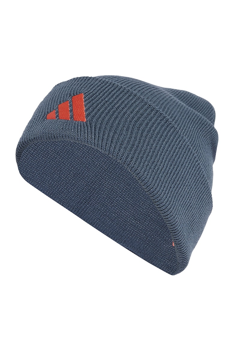 Caciula elastica cu broderie logo - Albastru prafuit