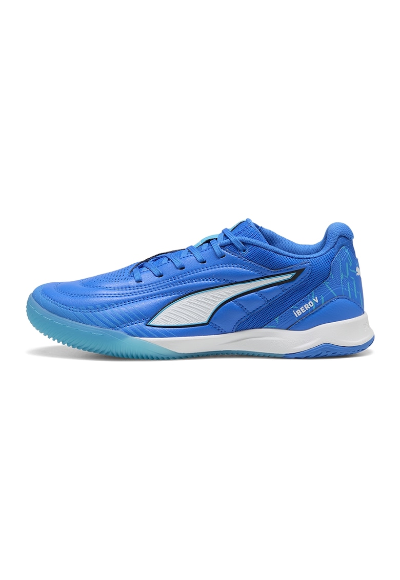 Pantofi low-cut pentru fotbal Ibero V - Alb/Albastru