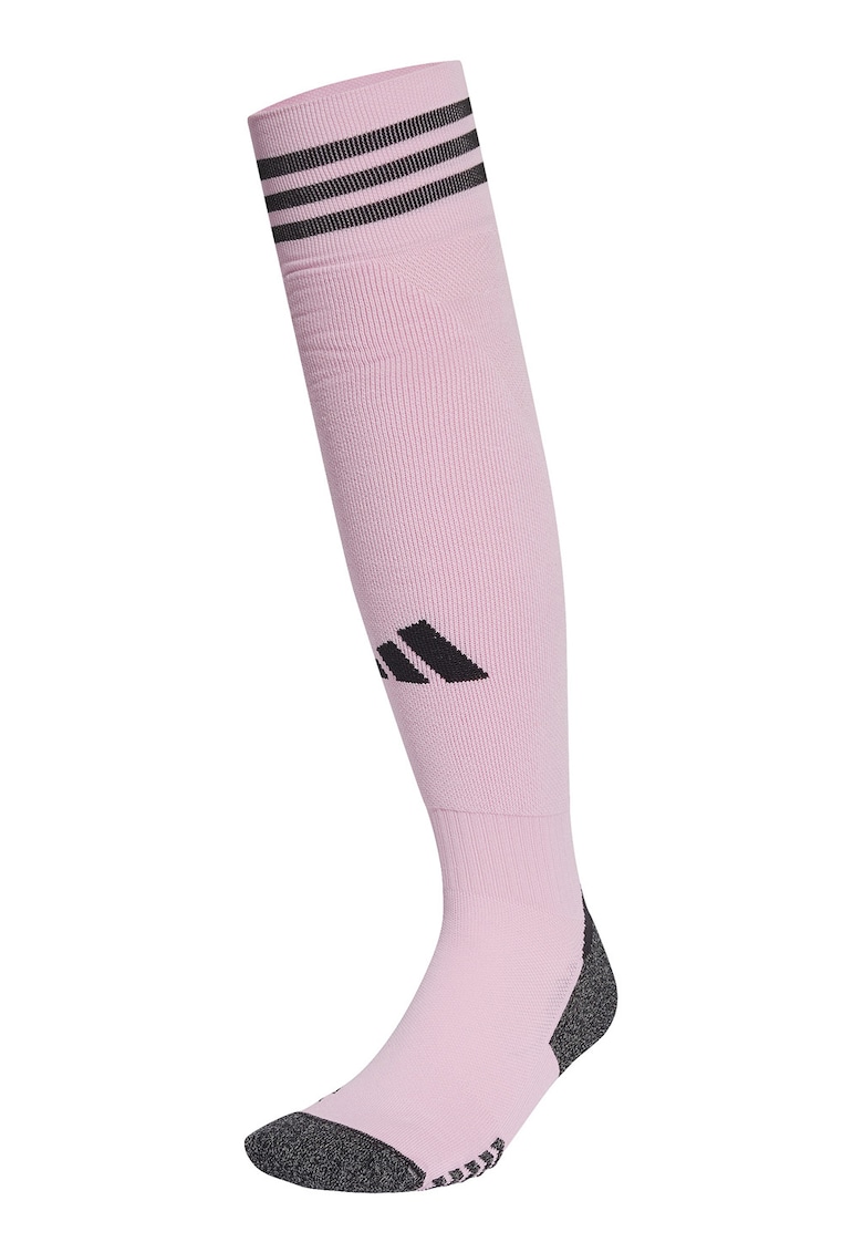 Sosete lungi pana la genunchi pentru fotbal Adi25 - Negru/Roz pastel