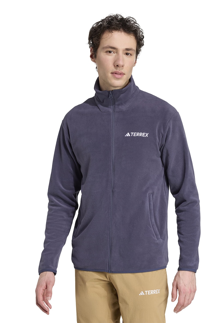 Oferte la Bluza cu fermoar si buzunare laterale pentru drumetii - Violet prafuit