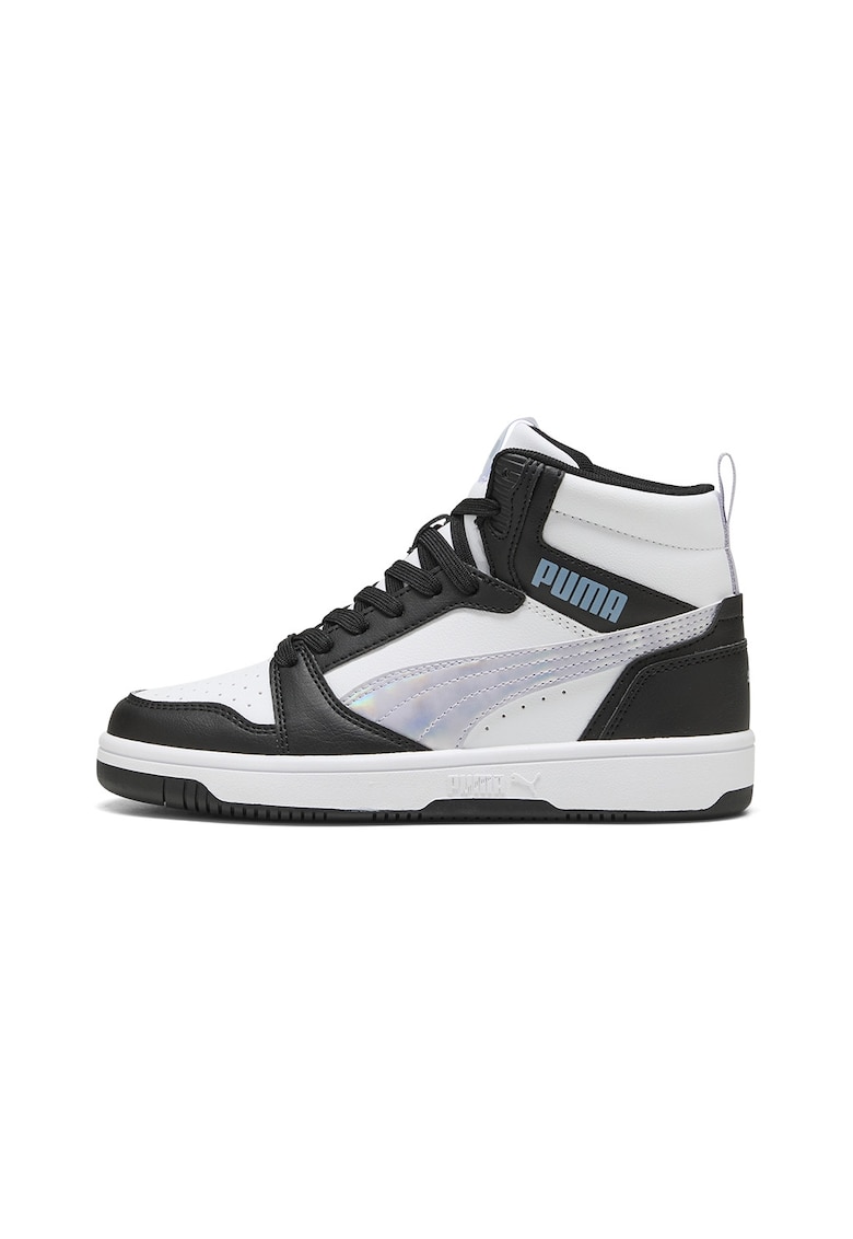 Pantofi sport mid-cut Rebound V6 Space Belle - Negru/Gri deschis/Alb optic