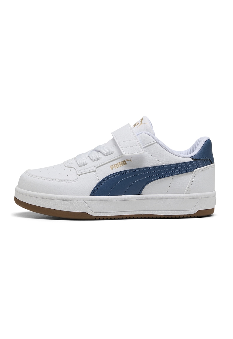 Pantofi sport Caven 2.0 de piele ecologica - Albastru prafuit/Alb optic