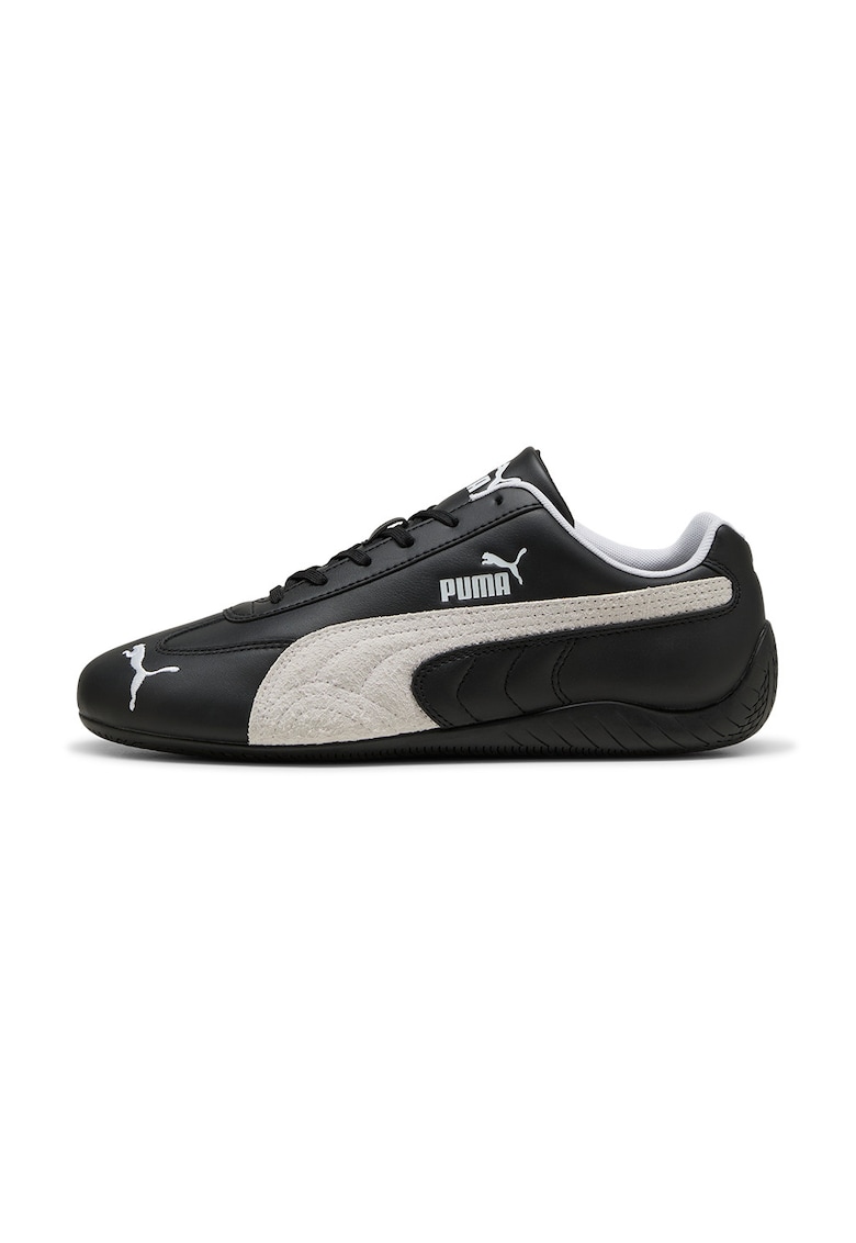 Pantofi sport unisex Speedcat din piele - Negru/Gri deschis
