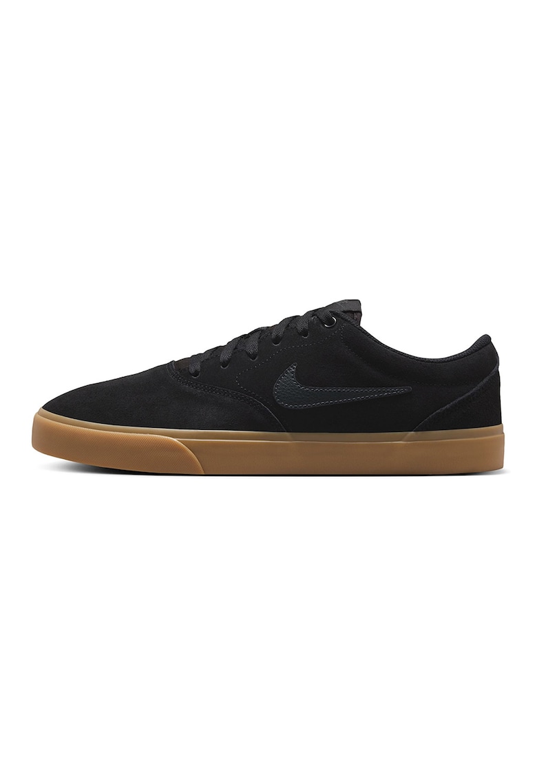 Pantofi sport Charge low-cut din piele intoarsa - Negru/Gri antracit