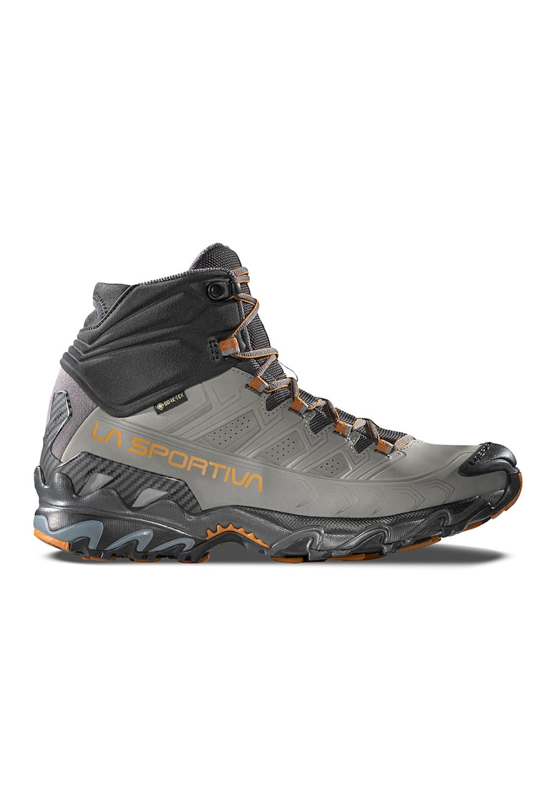 Ghete mid-high pentru drumetii Ultra Raptor II - Gri deschis/Portocaliu