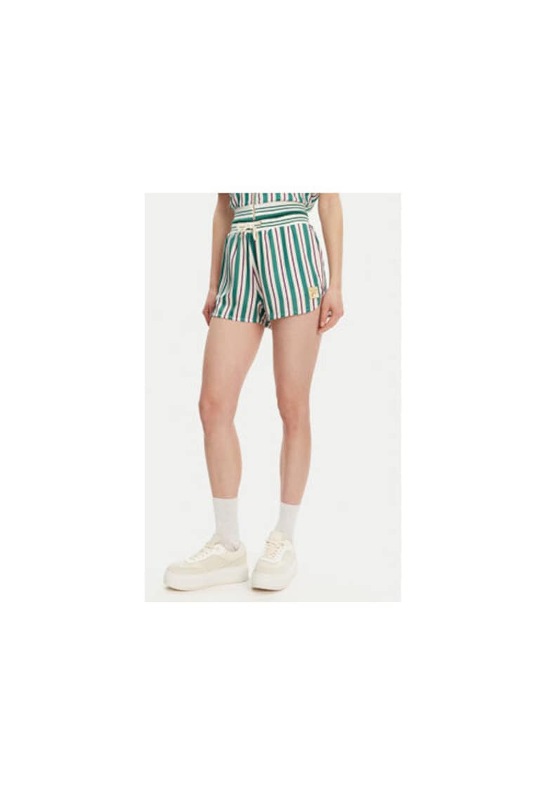 Pantaloni scurti sport dama  FAW1002 - Poliester - Verde - Verde