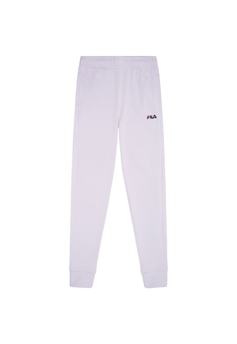 Pantaloni sport dama  Lucera - talie elastica - Alb