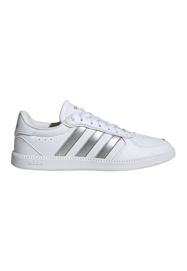 Pantofi sport cu logo Breaknet Sleek - Alb optic/Argintiu