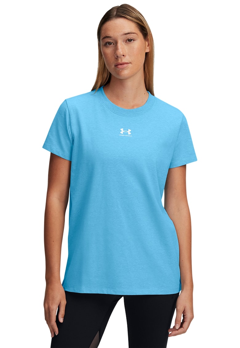 Tricou cu detaliu logo Rival Core - Albastru