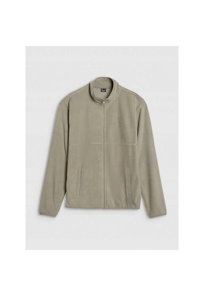 Polar pentru Barbati  Olive Moss Yellow - Tehnologie 4FWarm - Microfleece Termic - Croiala Regular - Sportstyle - Marimi S-XXL