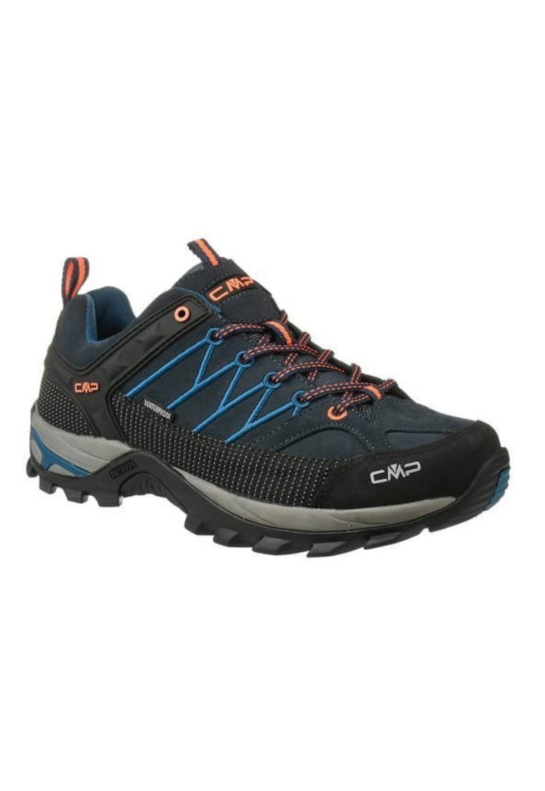 Pantofi  Piele naturala - Trekking - Negru - Negru