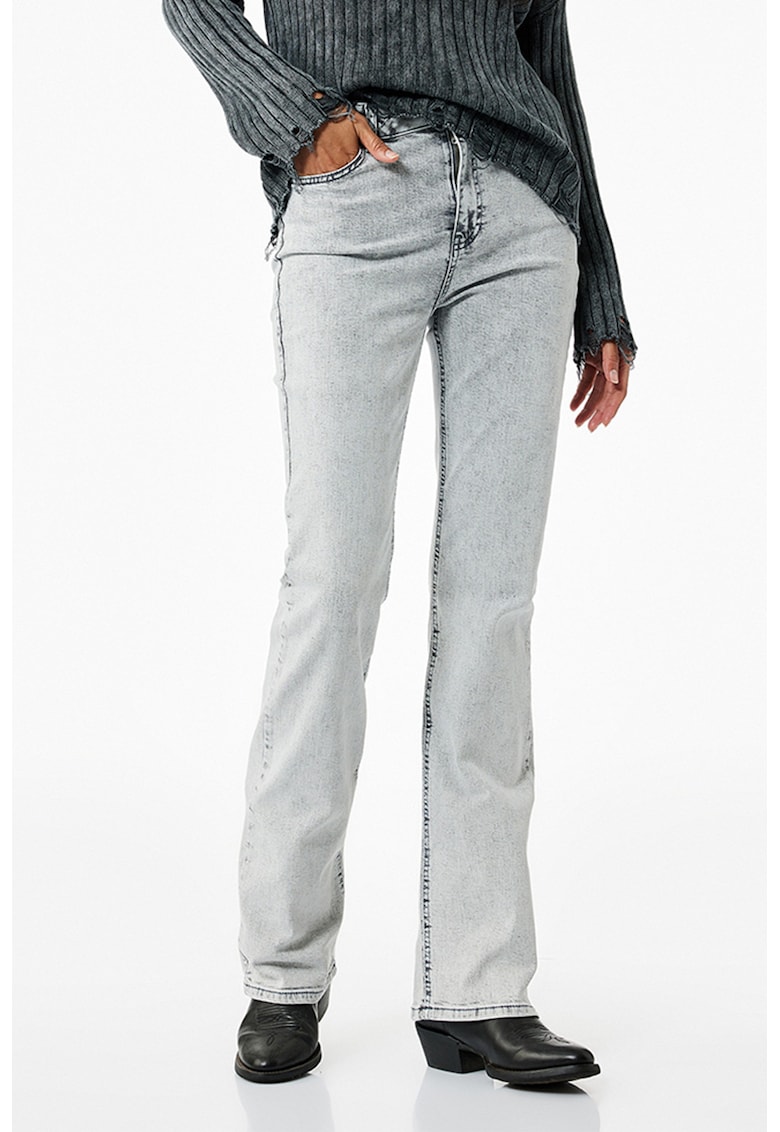 Blugi slim-fit Victoria - Gri deschis