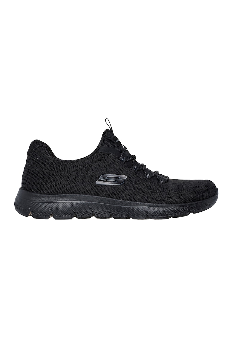 Pantofi sport slip-on din material textil - Negru