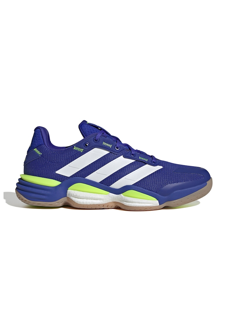 Pantofi Stabil 16 din plasa cu garnituri sintetice - Alb/Albastru royal/Verde lime