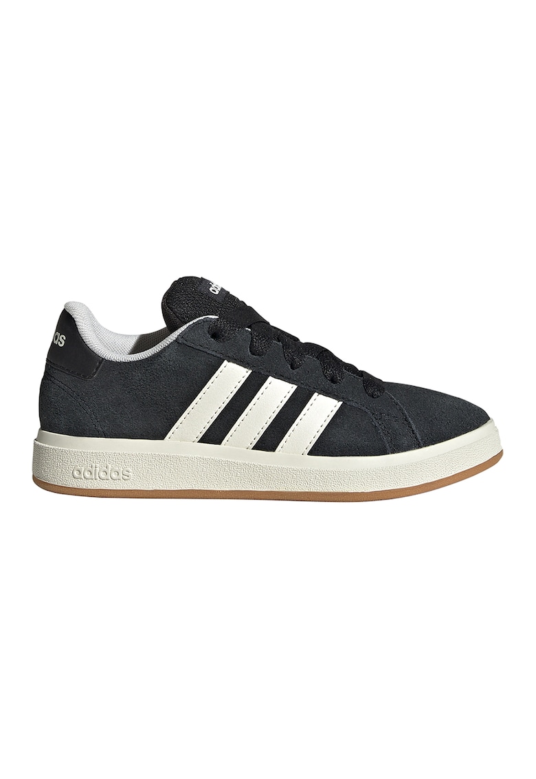 Pantofi sport Grand Court 00s din piele intoarsa - Alb/Negru
