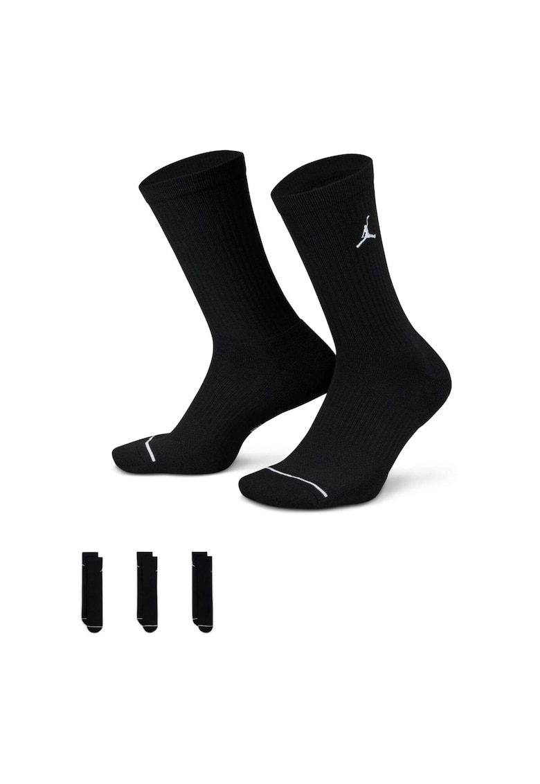 Ciorapi  Everiday Cushioned Crew 3-Pack 20702 - Negru