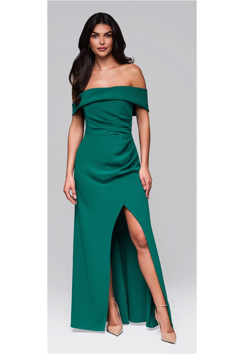 Rochie de seara Maxi  LA-OM-DLR232 - Verde
