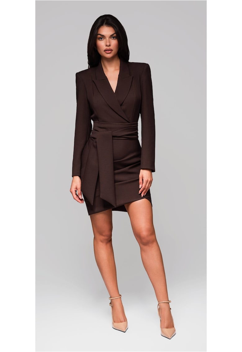 Rochie eleganta midi  LA-OM-DLR166 - Maro