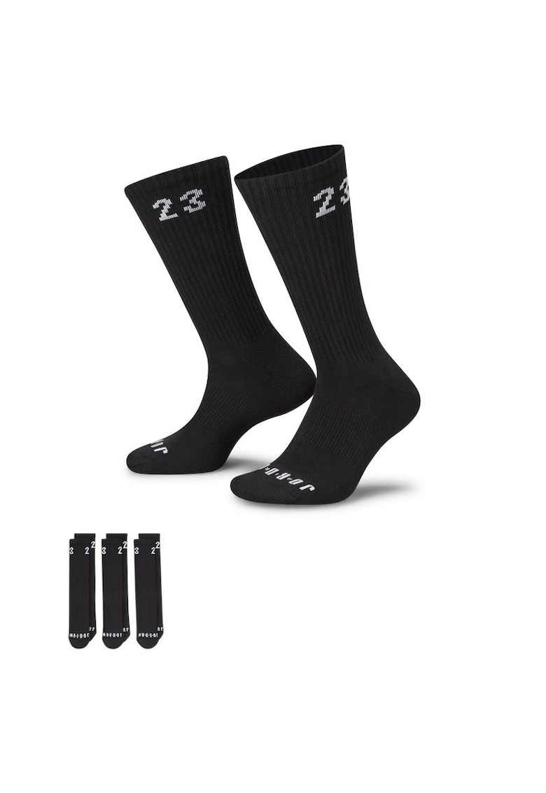 Sosete  U JORDAN ESSENTIAL CREW 3PR-DA5718-010