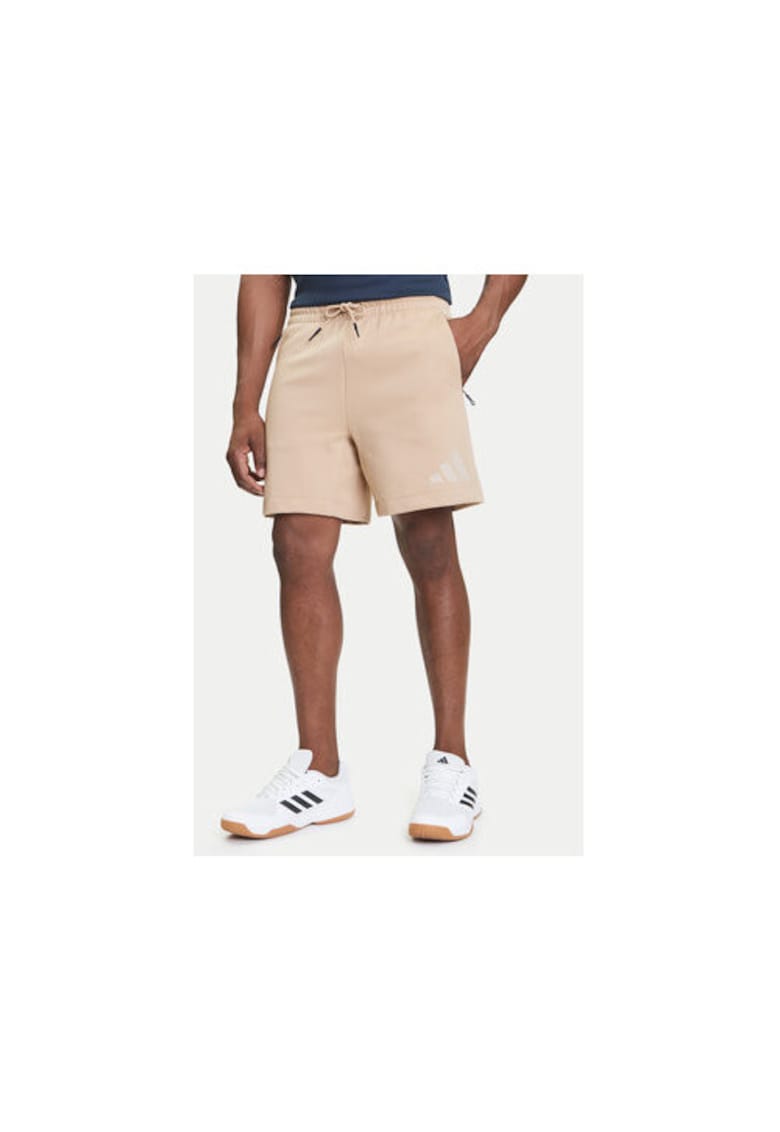 Pantaloni scurți casual cu buzunare - Bej