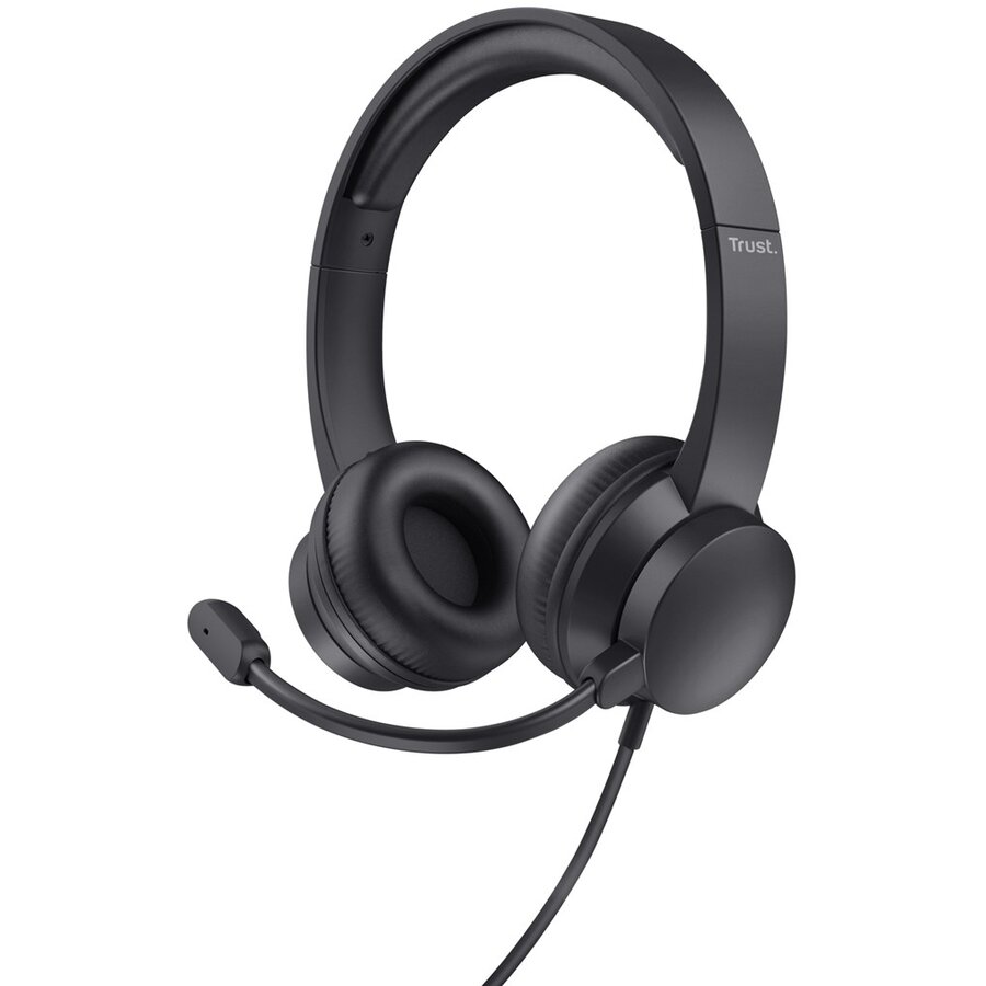 Casti HS-201 cu Fir Office/Call Center USB Type-A Black