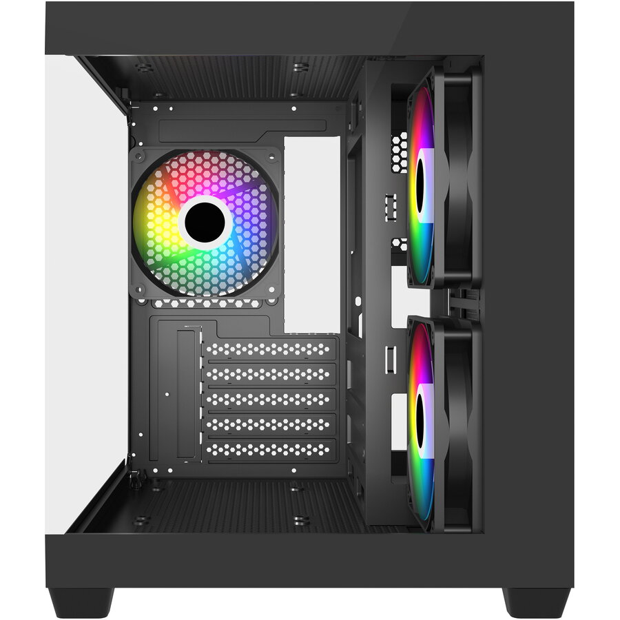 Carcasa S140-BA (black, tempered glass x 2)