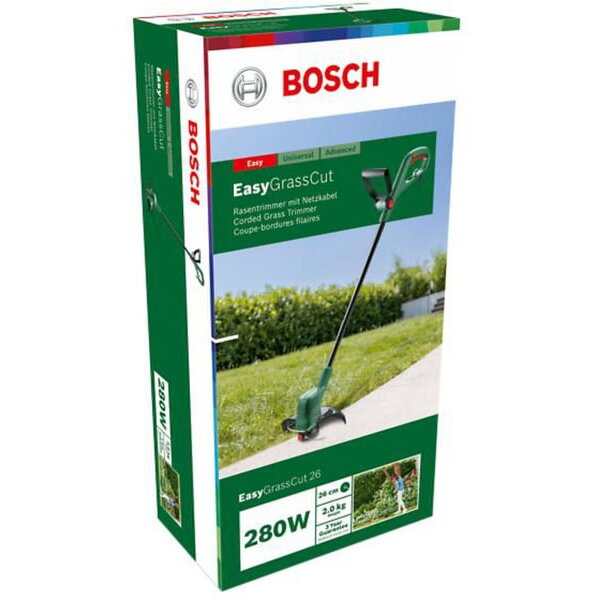 Bosch Powertools grass trimmer EasyGrassCut 26 (green/black, 280 watts)