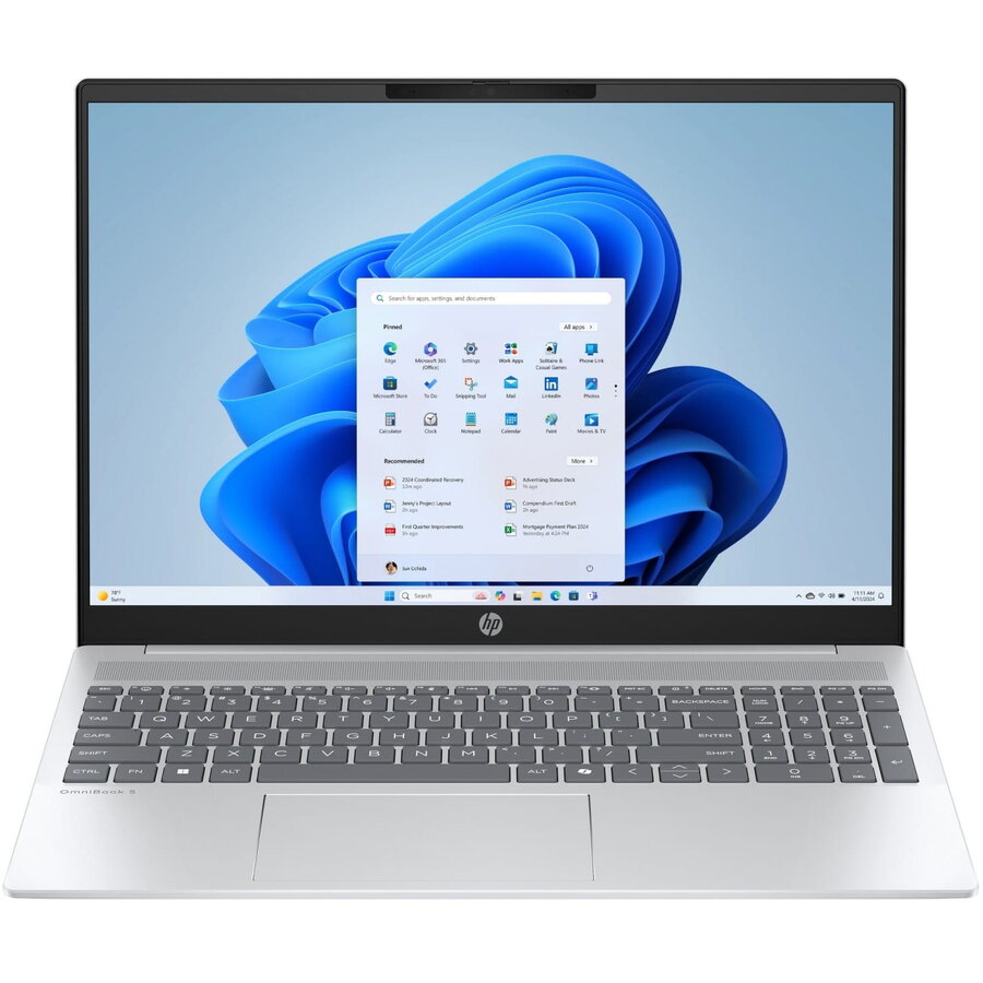 Laptop OmniBook 5 WUXGA 16 inch Intel Core Ultra 7 255U 24GB 512GB SSD Windows 11 Home Silver