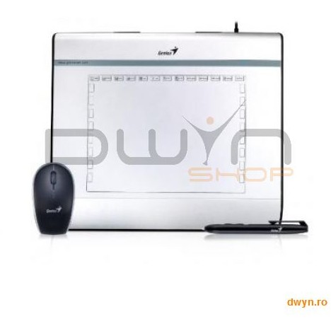 GENIUS Tableta Grafica Genius MousePen I608X, 6 x 8 working area, 2560 LPI, 1024-level pressure se