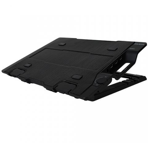 Zalman Notebook Stand ZM-NS2000 black (up to 17'') HUB-3x USB 2.0