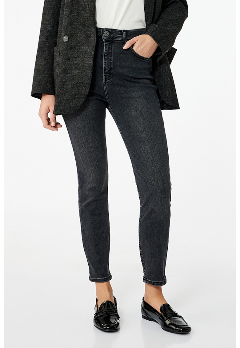 Blugi skinny din amestec de lyocell Carmen - Gri