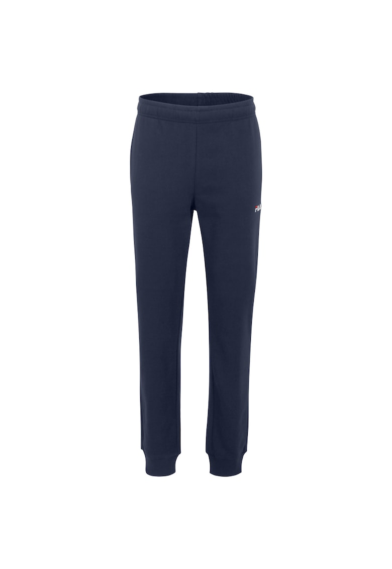 Pantaloni sport barbati  bleumarin - bumbac si poliester - cu mansete