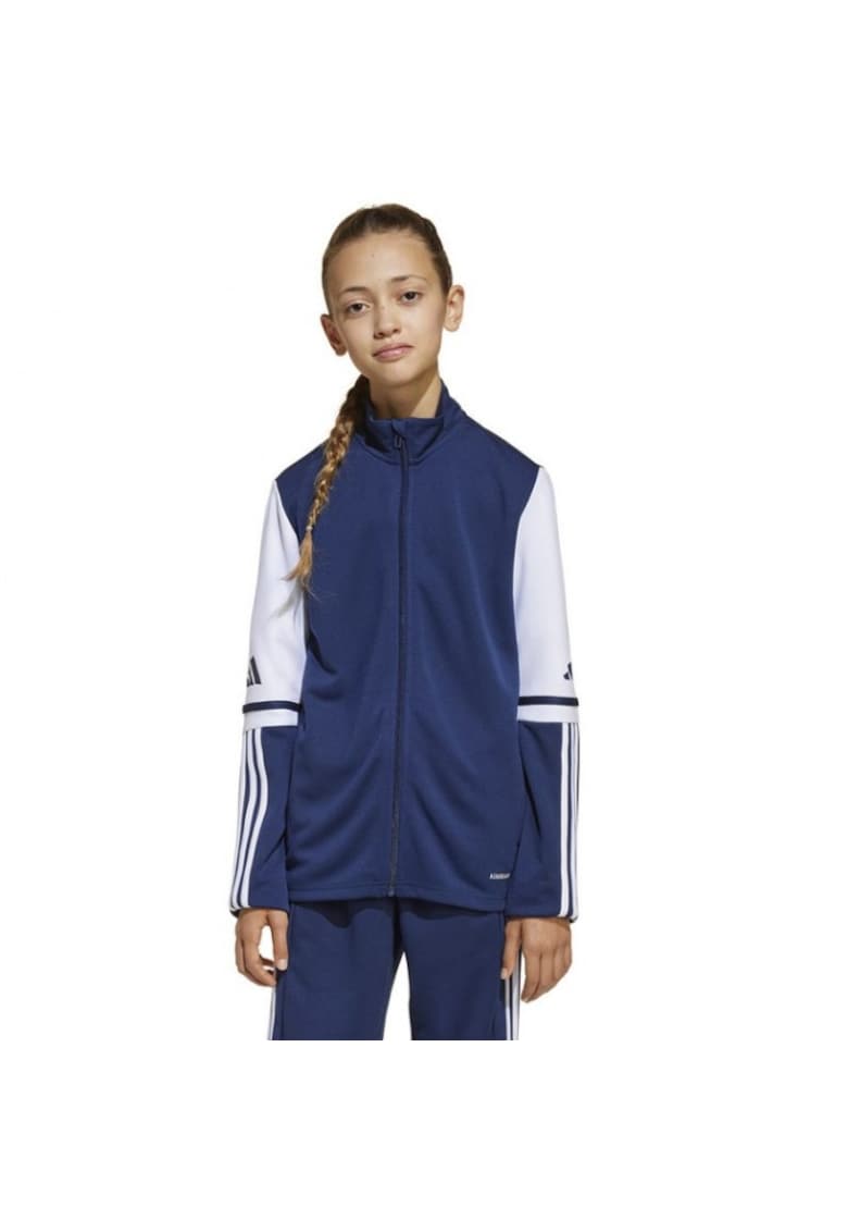 Hanorac sport copii  Squadra 25 Jr - poliester - bleumarin/alb