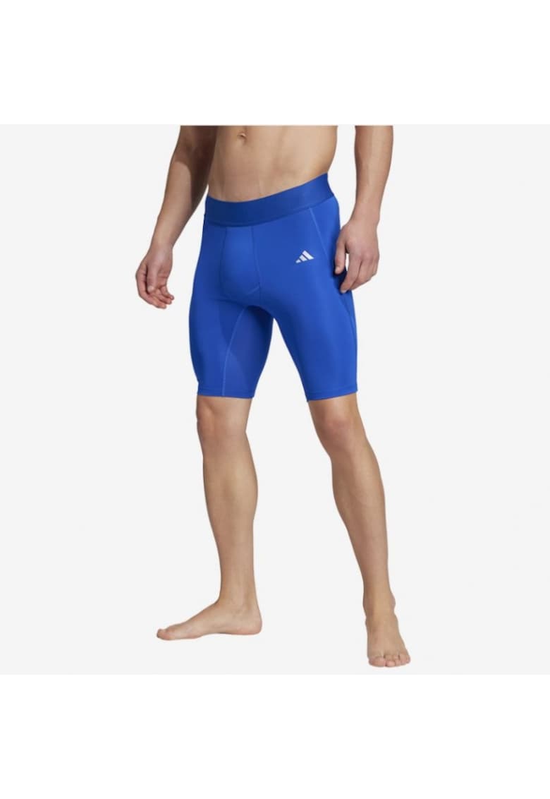 Pantaloni scurti sport barbati  Techfit - elastan/poliester - albastru