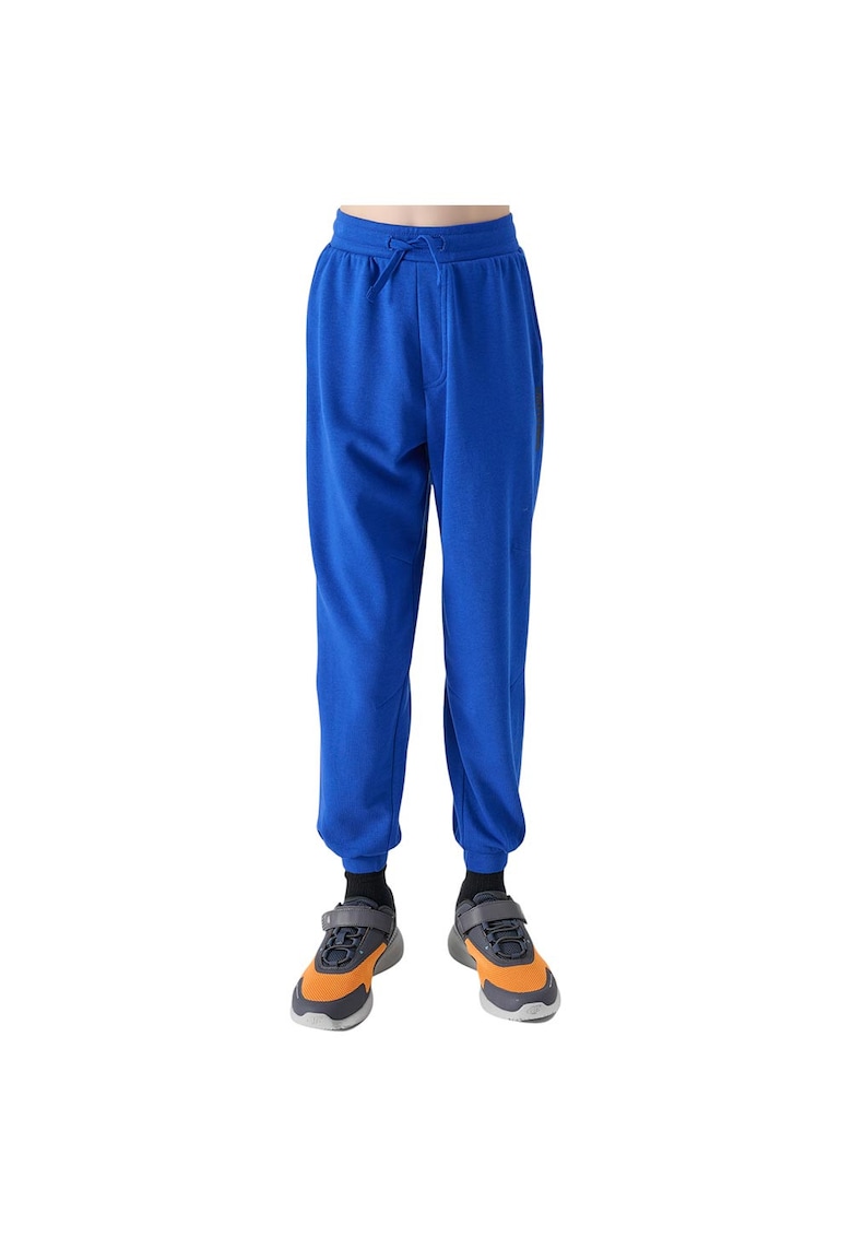 Pantaloni sport copii  croiala confortabila - talie elastica - bumbac - albastru